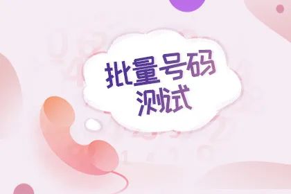 批量号码测试