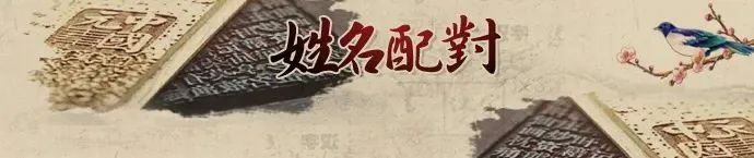 姓名配对