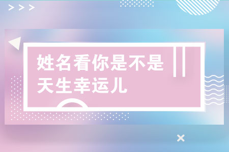 测运气财运